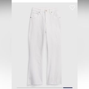 NWT Gap White High Rise Kick Fit Jeans, size 28 regular